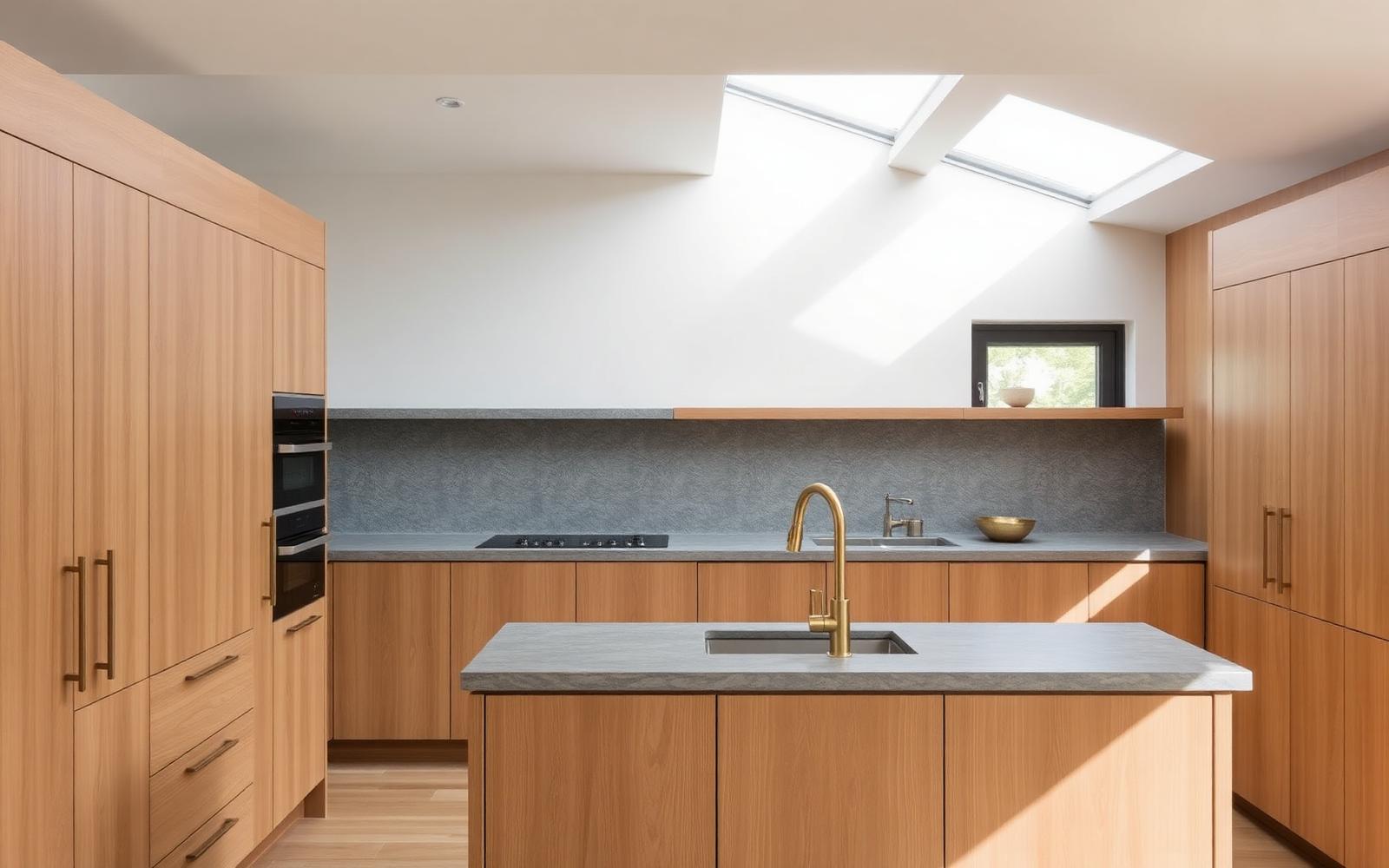 Bright kitchen in a landscaped F-7 home